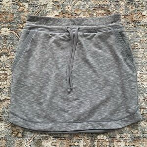 Athleta Heathered Techie Terry Athletic Skirt